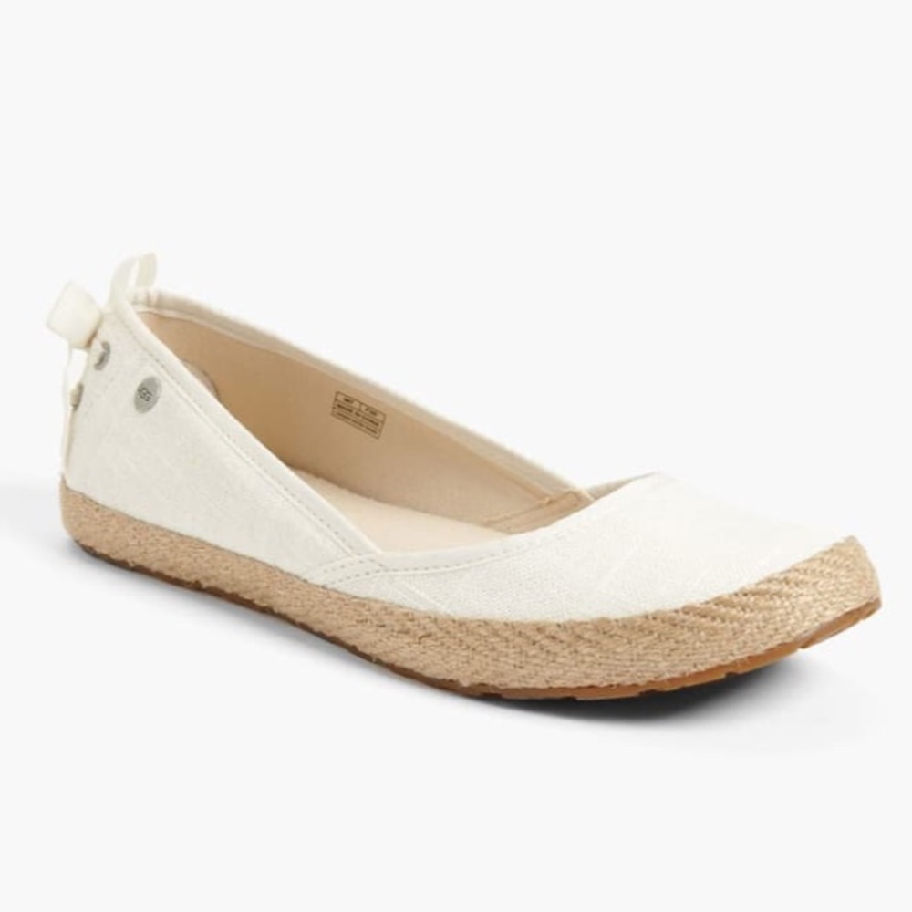 UGG Australia Indah Canvas Espadrille Size 8